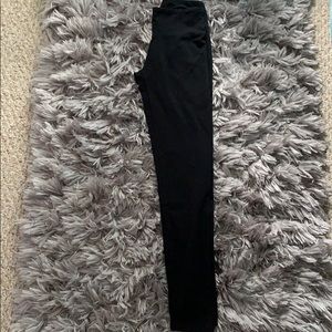 black aerie cotton leggings - mid rise